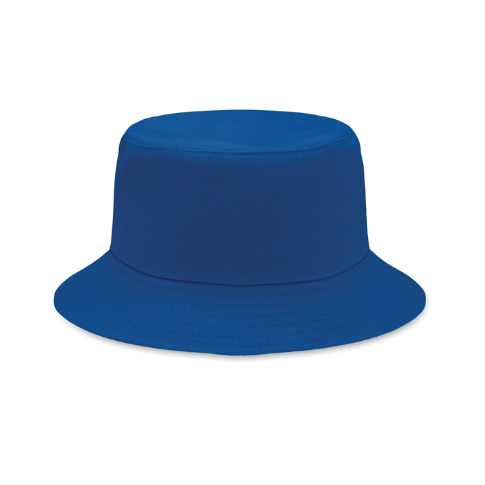 Bob personnalisé en coton brossé 260gr MONTI Bleu royal